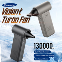 Kinscoter Mini Violent Turbo Fan 130000RPM Electric Air Blower Portable Dust Cleaner 8000mAh High-Performance Brushless Motor