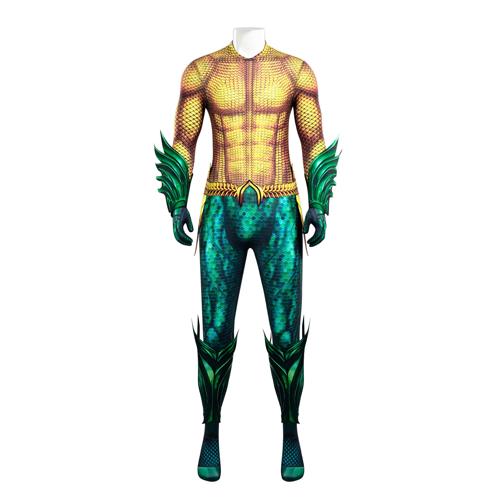 

Cosplay Of Arthur Curry From Aquaman 2: Lost Kingdom A DC Superhero In A Tight-fitting Suit