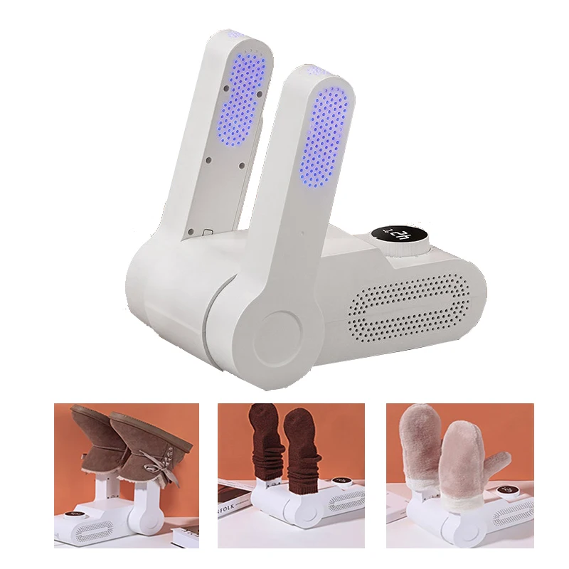220V Multifunctional Shoes Dryer Gloves Boots Drier Foot Protector Heater Deodorizer Dehumidifier Device