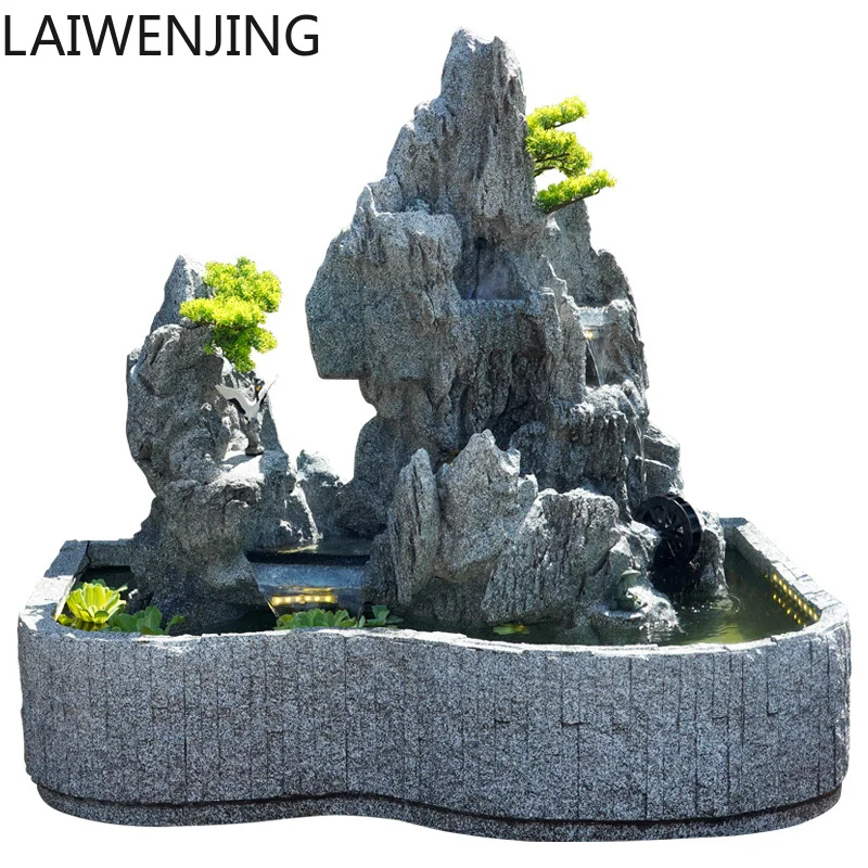 

SGF outdoor decoration rockery water fountain fish tank arrangement ornament landscaping view