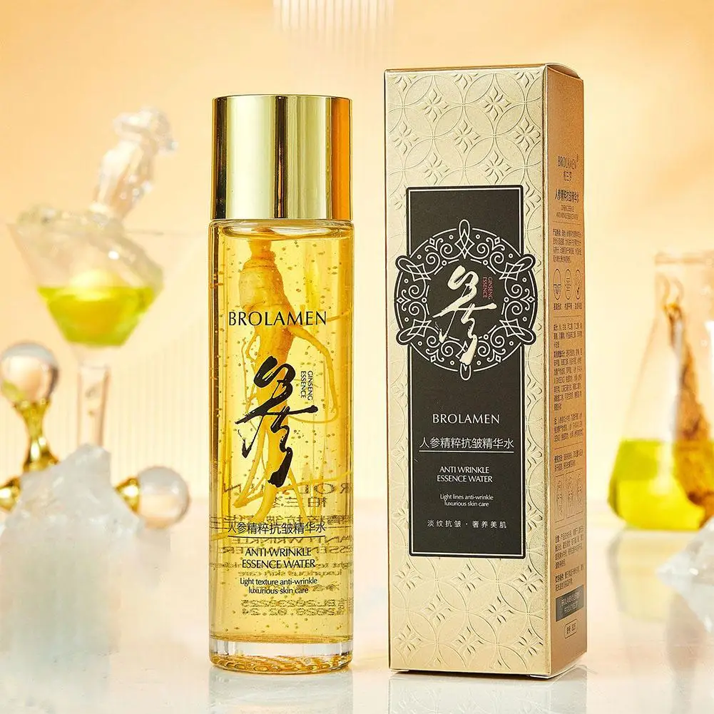 120 ml Ginseng Anti-Ageing Essence Firming Improving Loose Skin Facial Reduce Fine Lines Lighten Skin Anti Aging Korean cosmeti