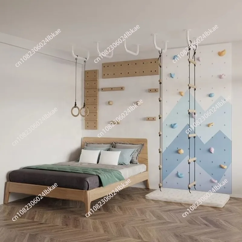 High-quality indoor adventure set for kids - soft climbing wall for children's play