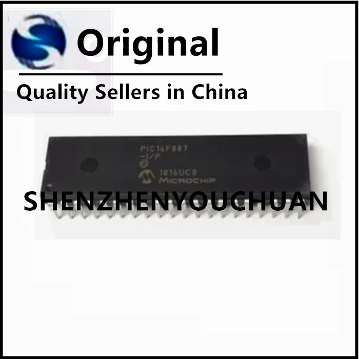 

(1-100piece)PIC16F887 PIC16F887-I/P DIP40 IC Chipset New Original