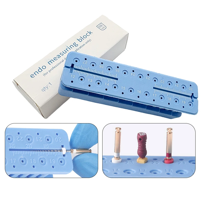 TJDent 1pcs Dental Endo Measuring Endodontic Block-Measuring Files Dispenser Dentist Instrument Measure Ruler Tool Accessories