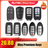 AUTEL Premium Universal Smart Key for Chrysler/Cadillac/Honda/Hyundai/Nissan Used with MaxiIM KM100 KM100E IM508 IM608 PRO