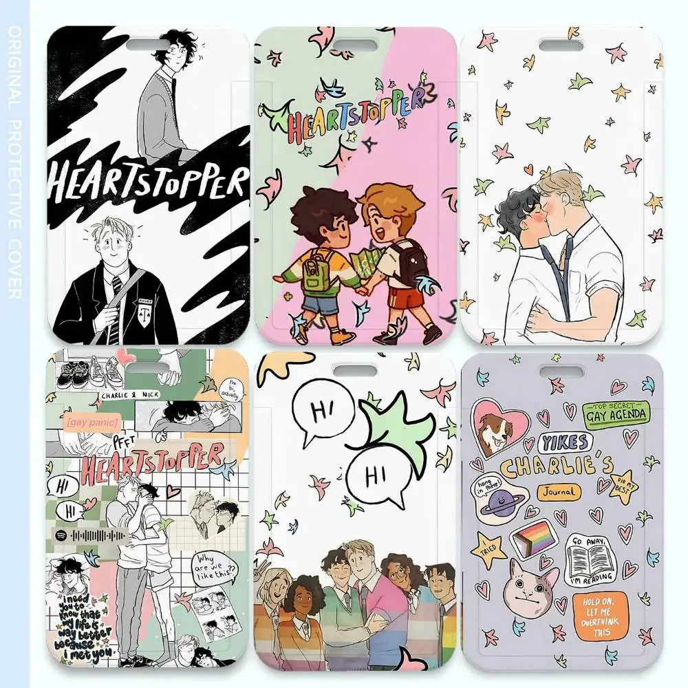 Cartoon H-Heartstoppers Trendy Luxury ID Card Holder Lanyard Gift Men And Women For Gift Daily Life