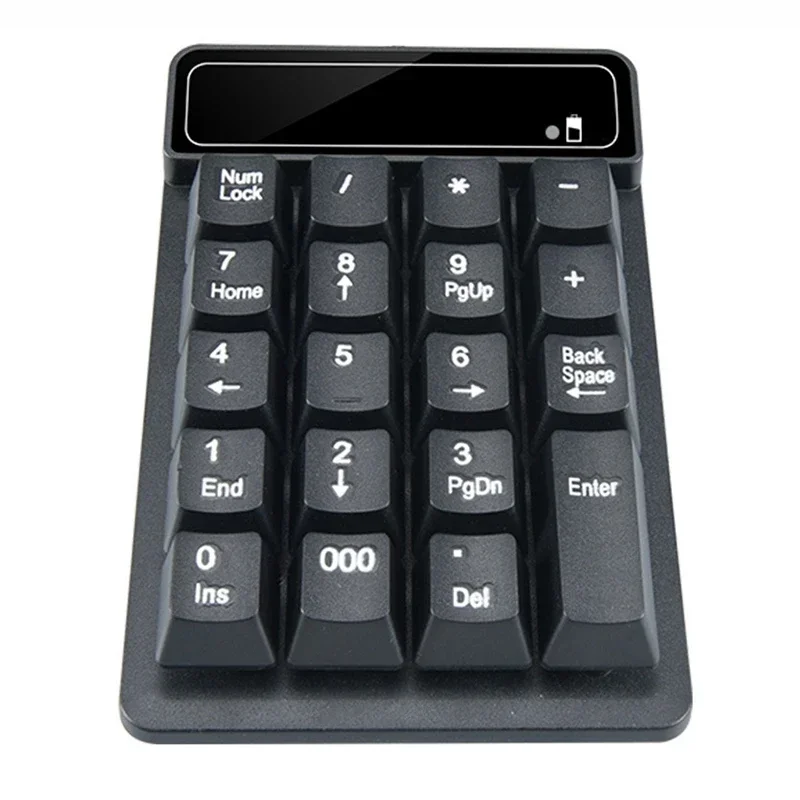 Mini 2.4G Wireless USB Wired Numeric Keypad 19 Keys Digital Number Pad Numpad Keyboard for Windows XP/7/8 Laptop PC Office