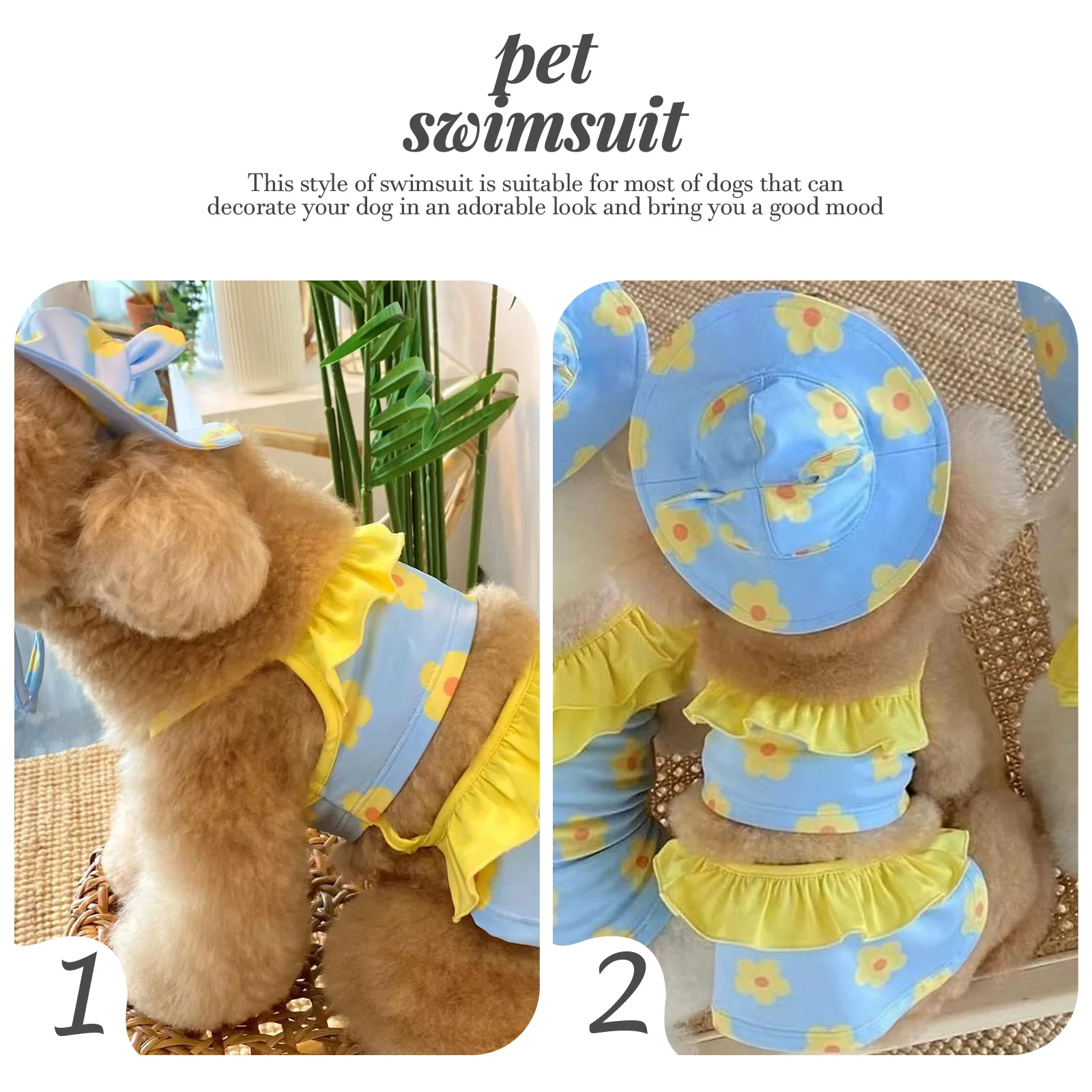 

Pet Swimsuit Dog Clothing Bathing for Dogs Female Puppy Medium Suits Puppies Small Swimsuits