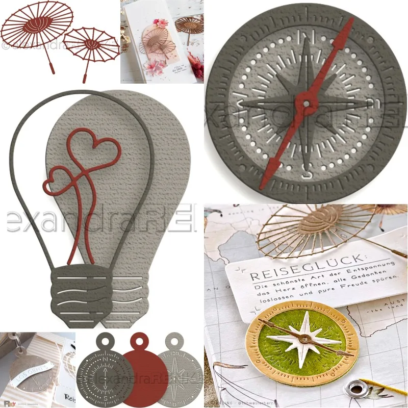 Time schedules of cities in various countries New Arrival 2025 Metal Cutting Die Scrap booking DIY Decoration Craft Embossing