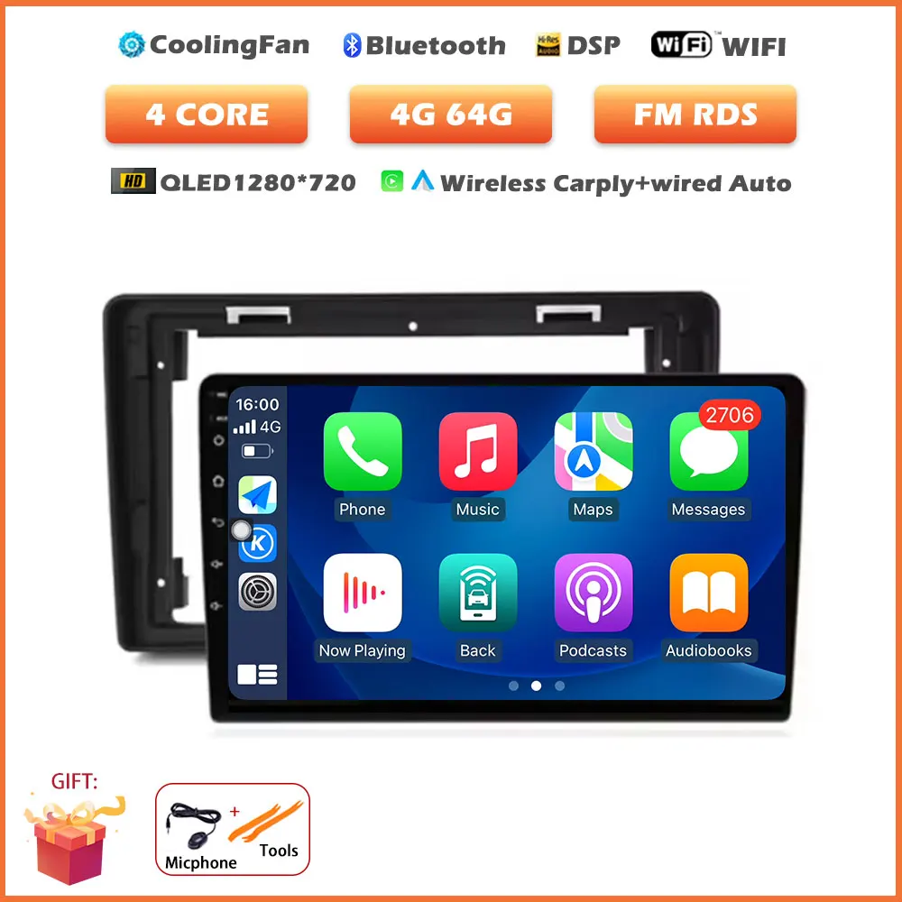 Android 16 Auto Voor Citroen C2 C3 2001-2010 Auto Radio Multimedia Speler Video GPS Navigatie Carplay Touchscreen Stereo gereedschap