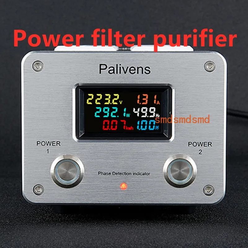 

3000W 15A Audio AC Power Filter Power Socket LED Digital Display Audio Noise Filter Lightning Protection Palivens P20