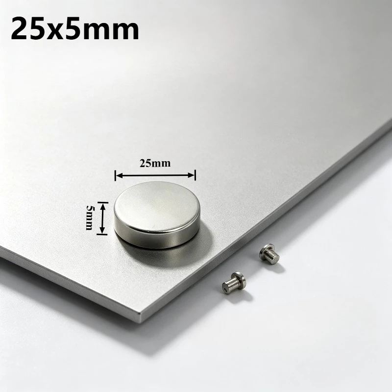 N35 25x5mm Round Neodymium Disc Magnet 25*5 mm Powerful Rare Earth Permanent Magnet for DIY Industrial Use 25*5mm