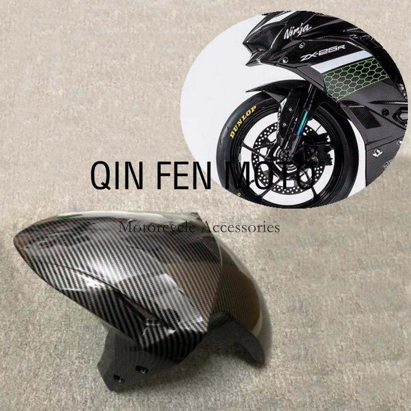 

Carbon Fiber Paint Front Tire Fender Mud Hugger Fairing Fit For KAWASAKI ZX-4R ZX25R ZX-25R 2020-2023