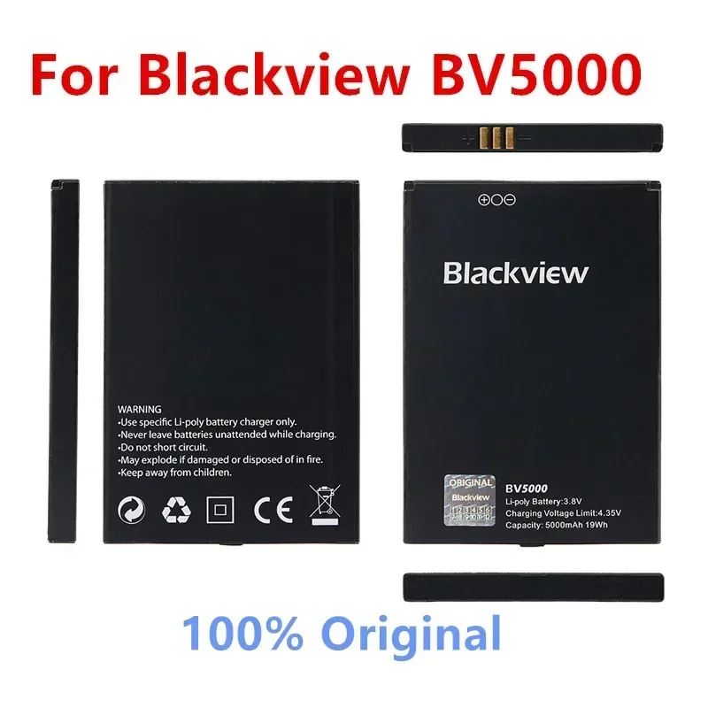 

100% Original Backup Blackview BV5000 5000mAh Battery For Blackview BV5000 BV5000Pro Smart Mobile Phone+Tracking Number