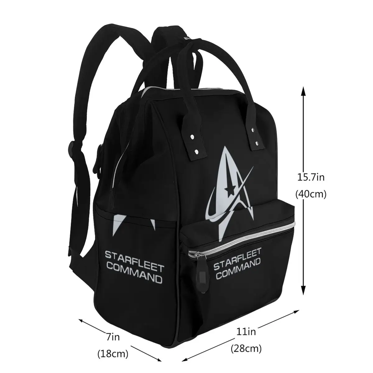 Star Treks Science Fiction TV Series Student Backpack School Bag Hiking Travel Daypack for Men Women Bookbag Shoulder Bags