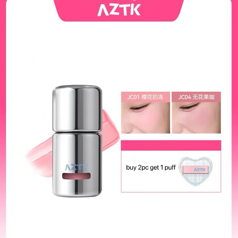 AZTK Liquido Jello Fard In Polvere JC04 Idratante Guancia Schiarente Evidenziare Espande Contratto Trucco Viso Opaco