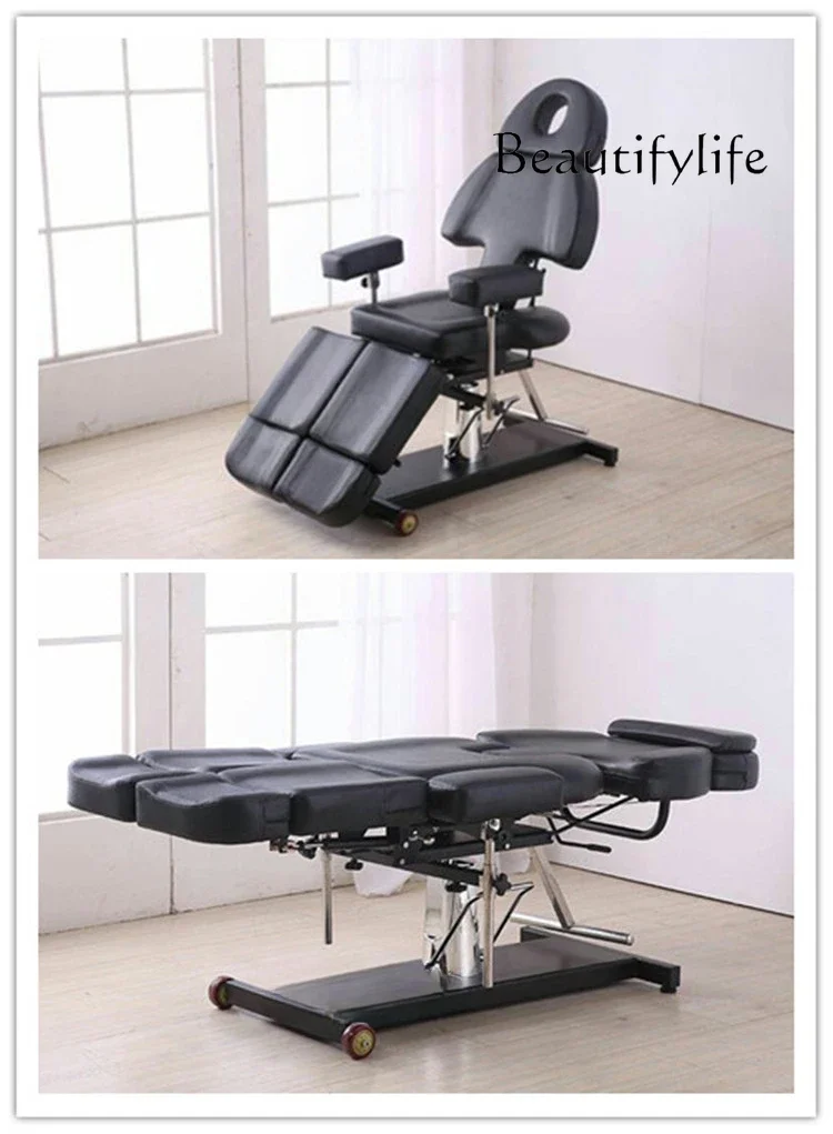 Multifunctional Adjustable Beauty Special Bed Split Leg Hydraulic Nursing Bed