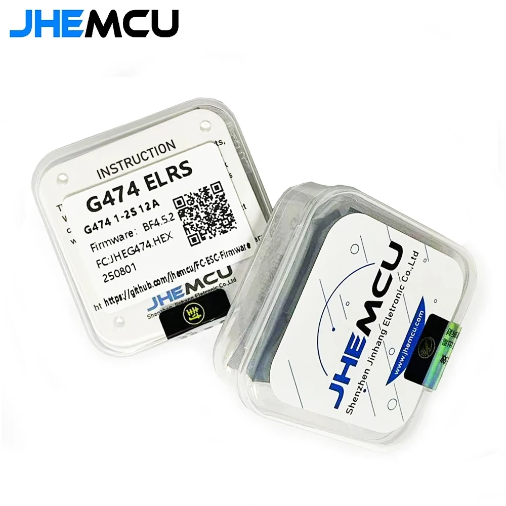 

JHEMCU G474ELRS AIO Встроенный приемник 2,4G ICM42688-P OSD 8 МБ Черный ящик 5 В/1,5 А, 9 В/2 А BEC 1-2S 25x25 мм Φ4 мм для RC FPV Drone
