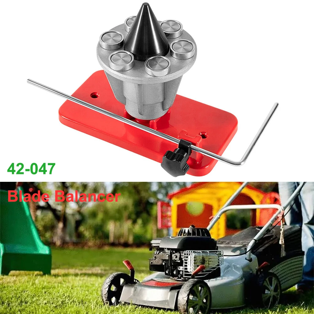 42-047 Precision Blade Balancer for All Lawn Mower Sharpening Blades for Stihl/Troy/Husqvarna Magnetic Blade Balancer Tool Sets