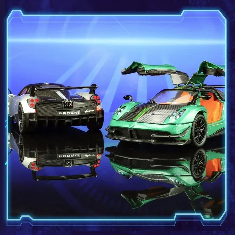 1:24 Pagani Huayra BC Legering Sport Model Diecast Metal Racewagen Voertuigen Model Geavanceerde Auto Model Collectibles