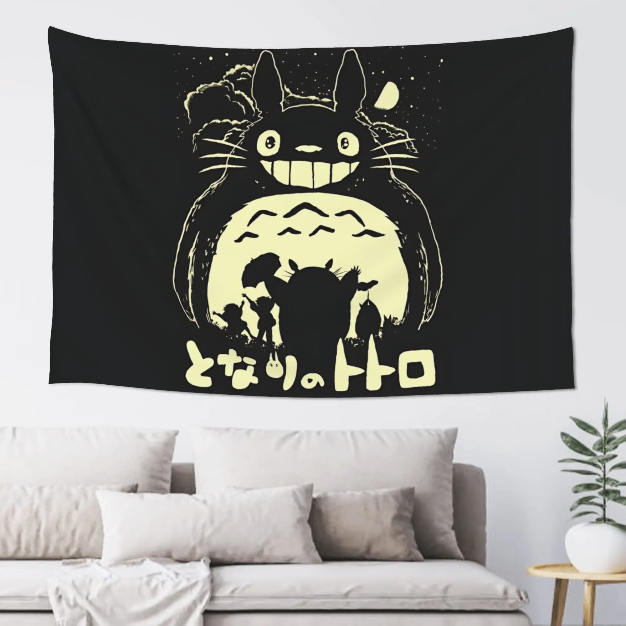 Cutecore Anime My Neighbor Totoros Tapestry Bedroom Decoration  Wall Hanging Blanket Tapestry Cool Stuff For Room