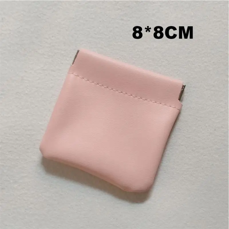 Unisex Pu Leather Cosmetic Bag Portable Wallet Small Headphone Manager Mini Various Jewelry Lipstick Replacement Storage Bag