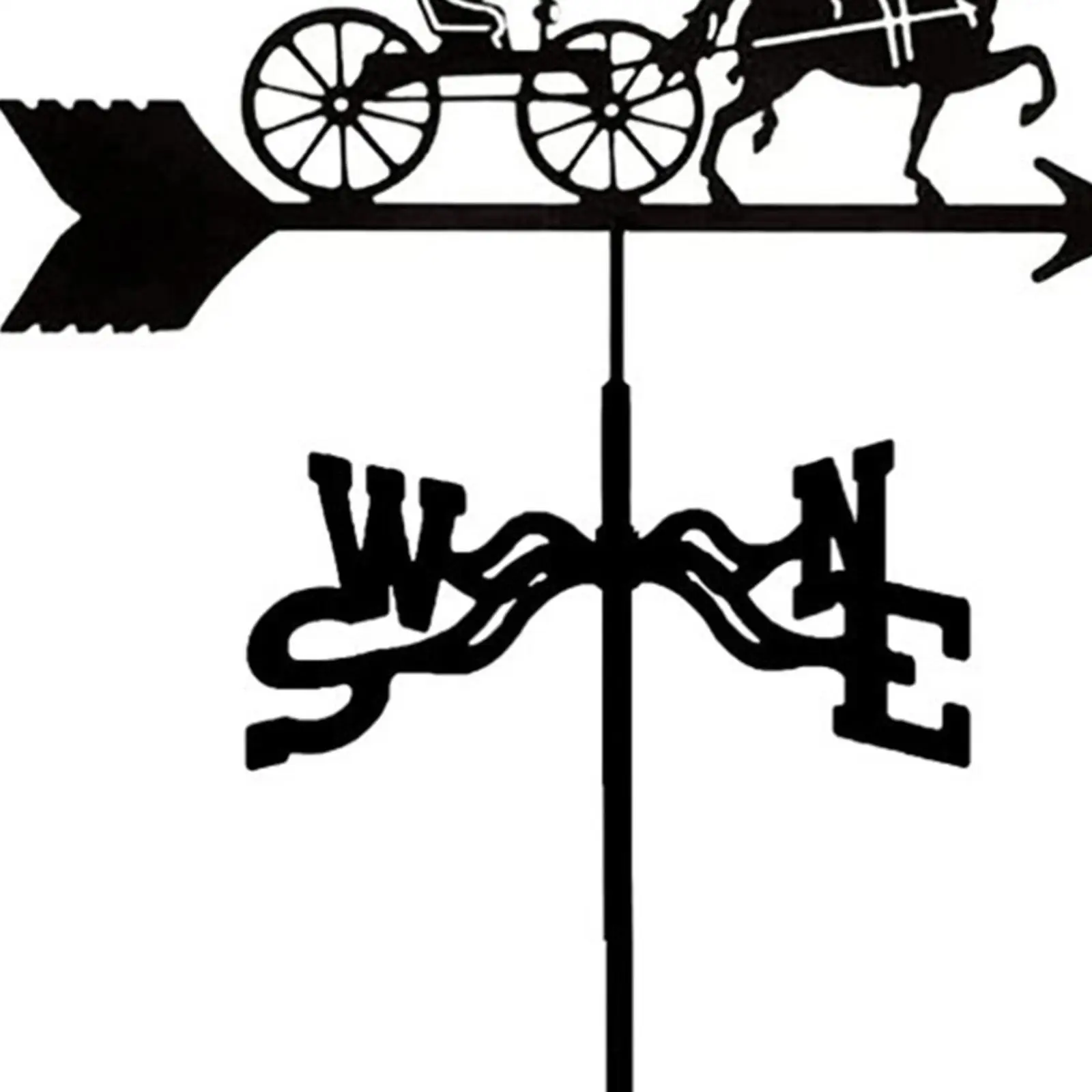 

Practical Weather Vane Farm Garden Stake Yard Decor 55cm Tall Ornament Squirrel