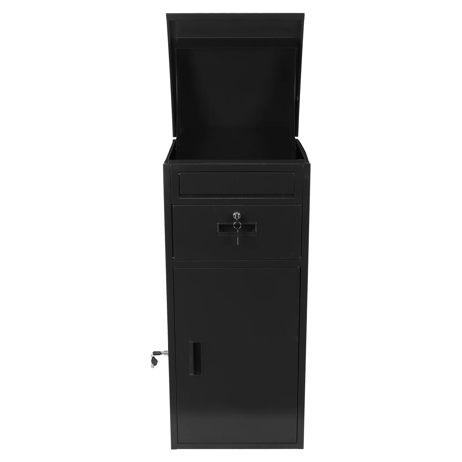 

Package Delivery Box with Lockable Secure Outdoor Storage Box Waterproof Anti-Theft Parcel Drop Boxes for Porch House Curbside