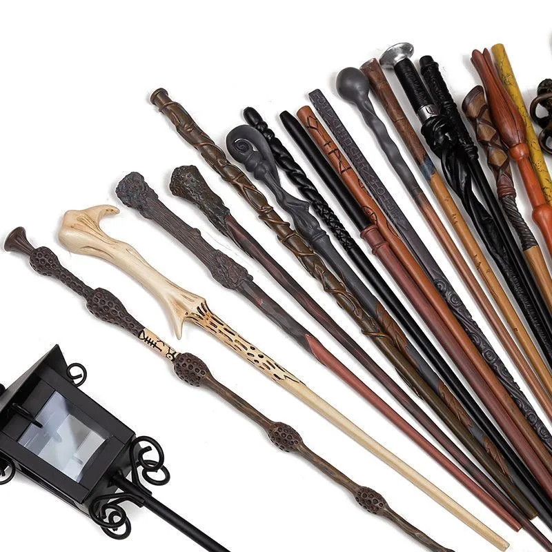 24 Kinds of 35-40cm Ditu Metal Core Magic Wands Box Dumbledore Malfoy Hermione Voldemort Magical Wand Without