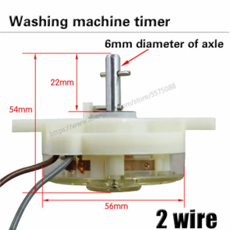 2 wire 5 minutes washing machine timer switch Wash timer Semi-automatic double-cylinder washing machine parts