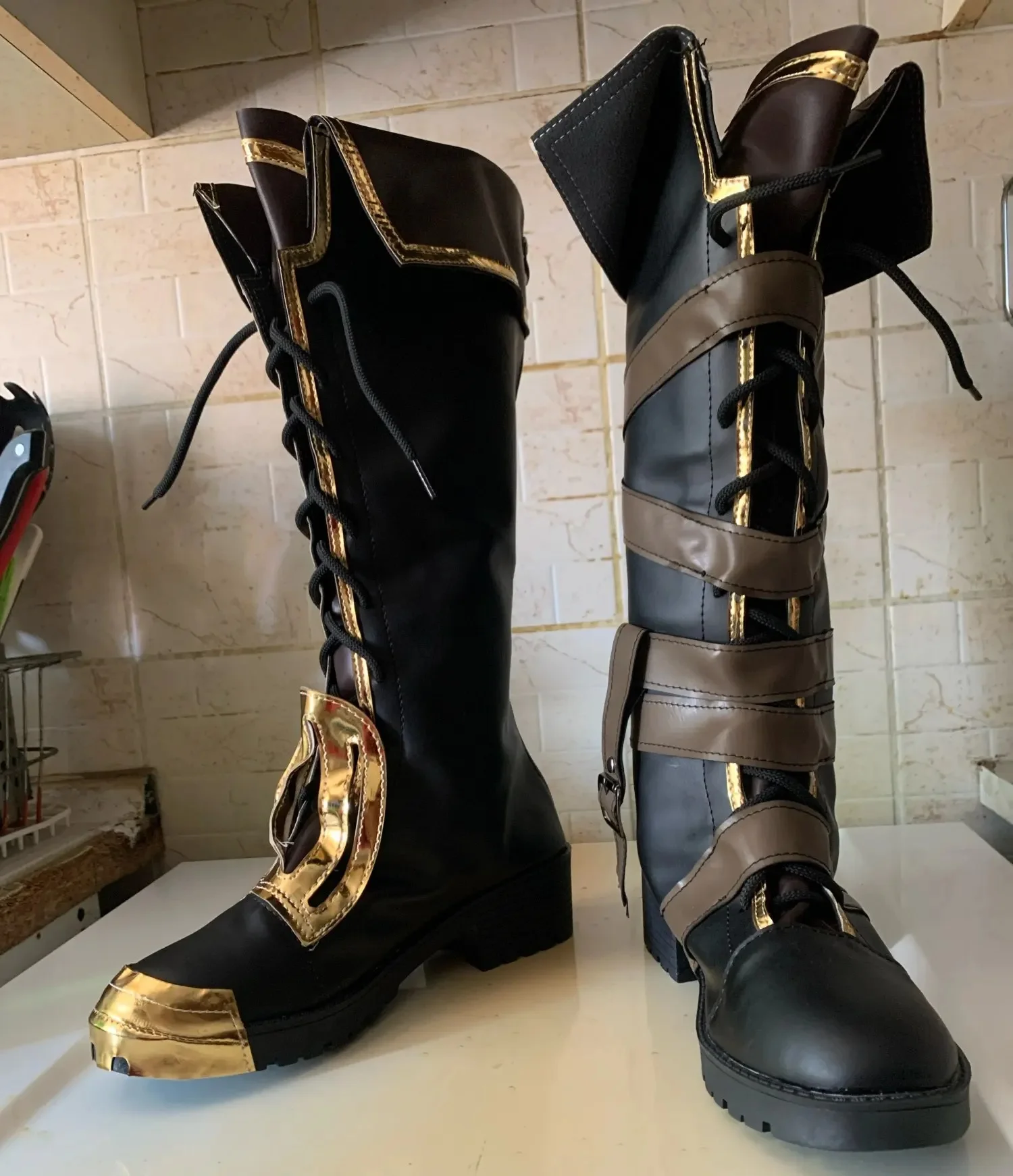Juego Arcane VI zapatos de Cosplay botas de Carnaval de Halloween accesorios de Cosplay