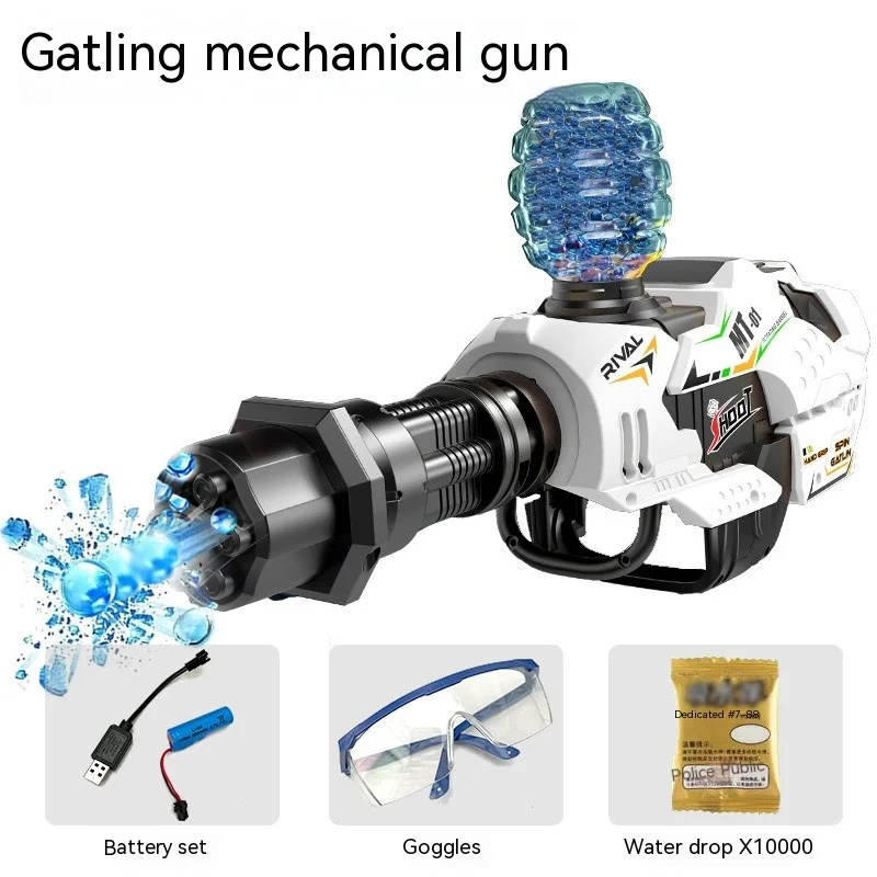 Electric Gel Ball Gun Desert Eagle Gel Toy Gun Water Pinball Toy Pistol Children\'s Outdoor Kid Weapon Toy Shooting Fake Gun