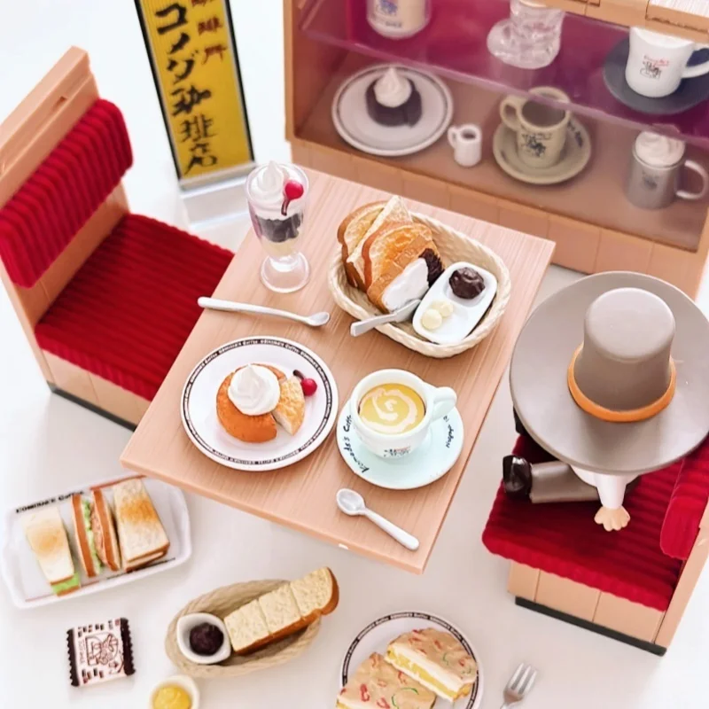 Bandai Eyewear's Original Series Komeda Coffee Shop's Second Blind Box, Desktop Case, Figurine, Model, Birthday Gift