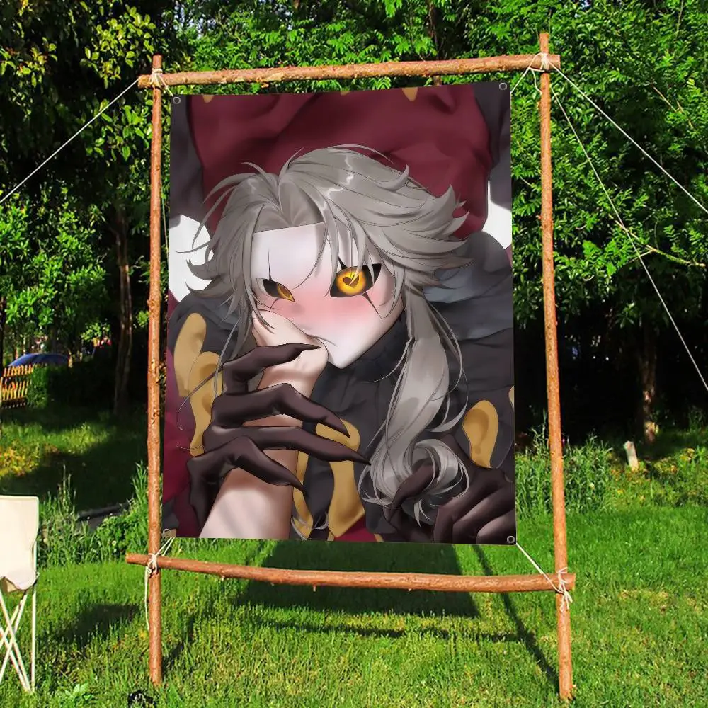 F-Freak P-Pierrots C-Circus High End Quality Banner Printing Artistic Atmosphere Style Camping Flag