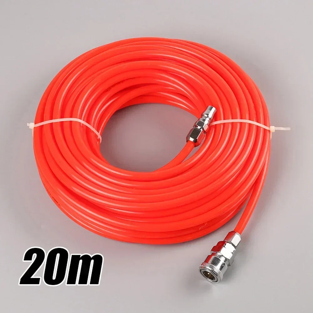 10/15/20M Pneumatic Pipe Air Tube Compressor Vent Hose Connector Straight Tube High Pressure Flexible PE American Connector Pipe