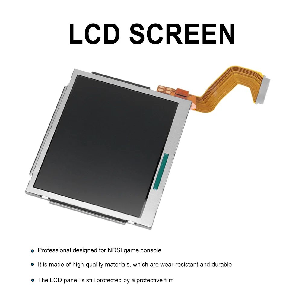 شاشة عرض LCD علوية، وحدة تحكم خفيفة الوزن، شاشة LCD سهلة التركيب، قطع غيار شاشة LCD العلوية لـ NDSI