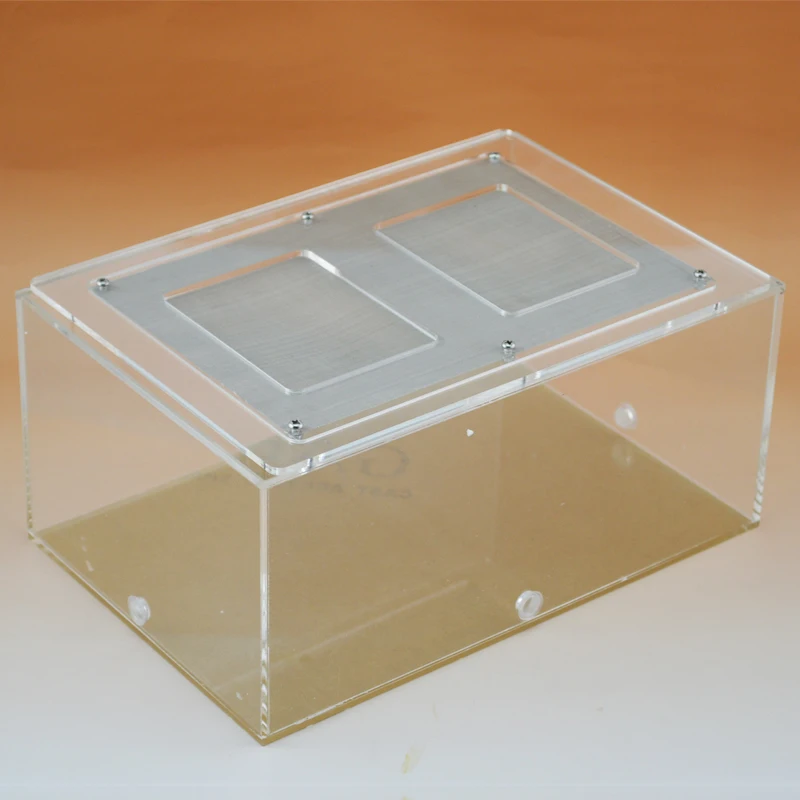 Large Size Ant Waste Area Insect Eco Aquascape Tank Box Creeping Pet Ant Nest Supplies Acrylic Ant Farm 26x17x12cm