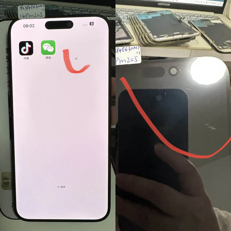 Dot Defect LCD For iPhone 14 Pro Max Lcd Touch Screen Digitizer