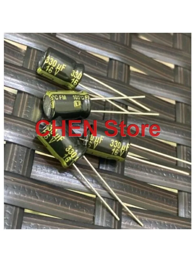 20PCS/lot matsushita FM 16V330UF 8X12MM 330uF 16V ultra low internal resistance Electrolytic Capacitor free shipping