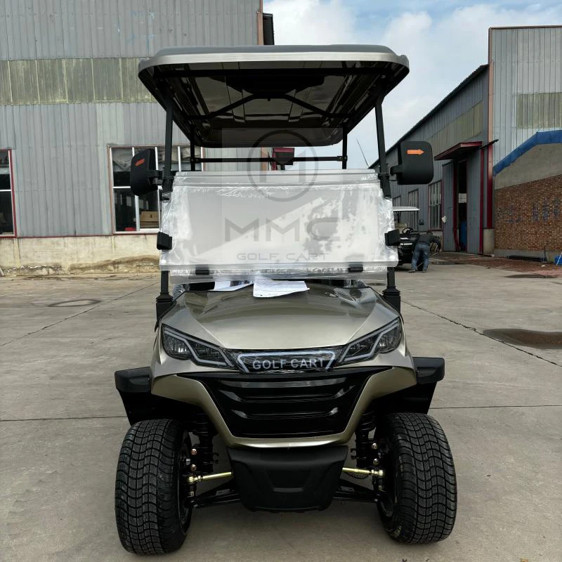 Hot Sales Classic Golf Car luxury Motorized 60V 72V Lithium Battery   4 Wheel Golf Carts Street Legal Grey Golf Cart