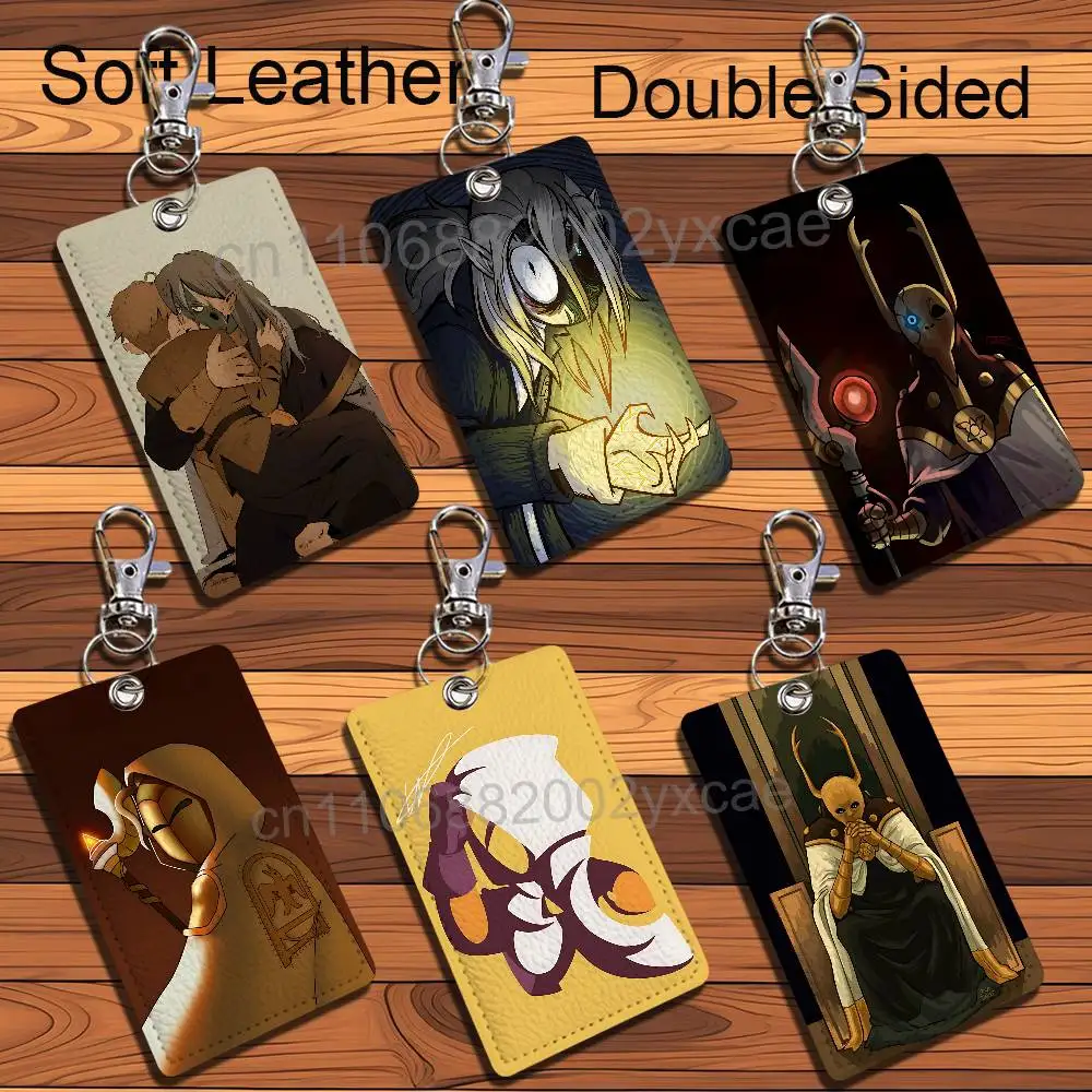 

Emperor Belos Hunter Owl House Card Holder With Keychain Executive Protection For Bank Credit Subway Bus Case
