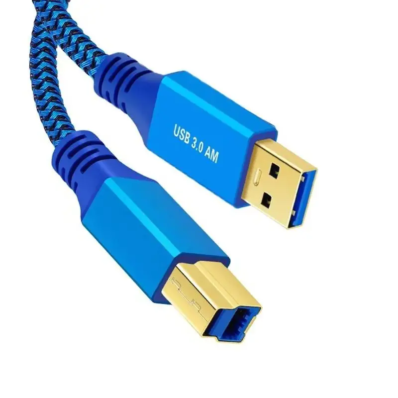 Superspeed USB 3.0 Cable A Male to B Male 5Gbps Data Transfer for PC Printer Scanner Docking Station External Hard Drive