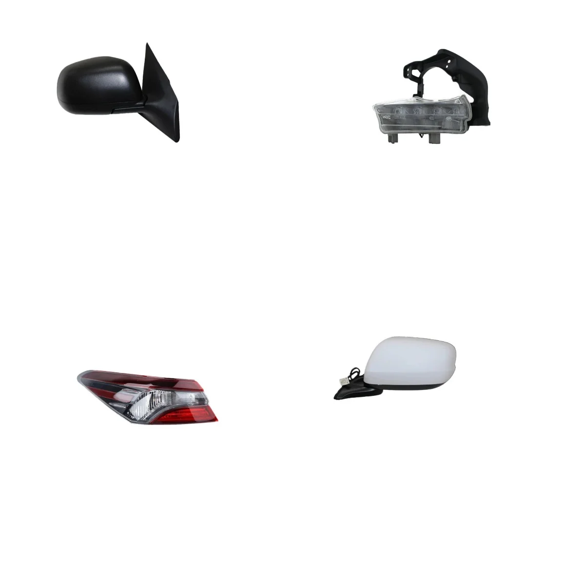 Air Filter Assembly  Reverse mirror (left) Left daytime running lighting assembly Right side daytime running lighting assembly