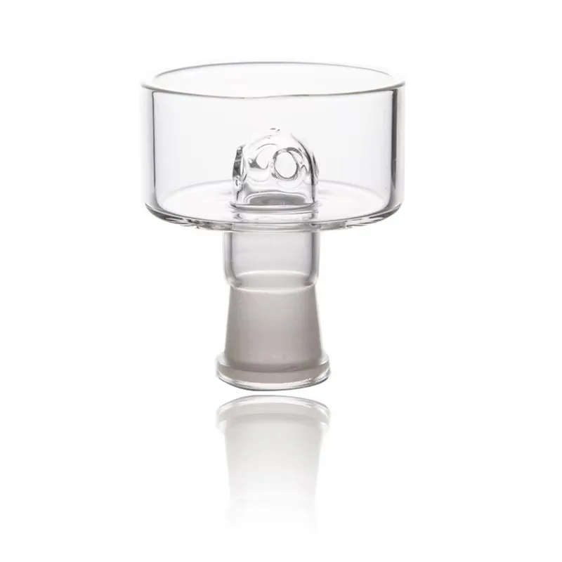Handmade Large Capacity Glass Bowl for Shisha Hookah Smoking with Charcoal Holder Holes Lid - Essential Smoking Accessory view 3