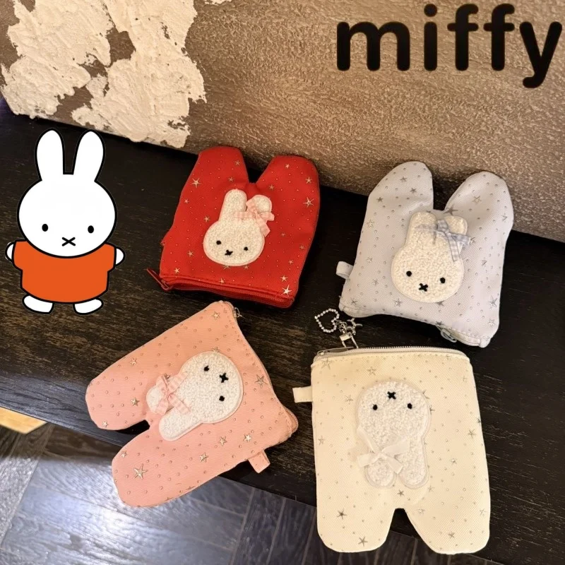 

Персонализированный кошелек с изображением кролика Миффи: новый, милый и креативный, с мультяшным рисунком, простой, модный, портативный, для хранения монет и удостоверений личности.