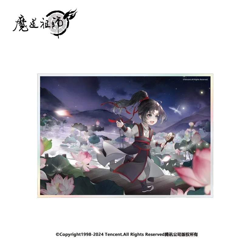 Sunsyea MDZS Mo Dao Zu Shi Oficjalny towar 2024 Wei Wuxian Birthday Series Odznaka Akrylowa tablica stojąca