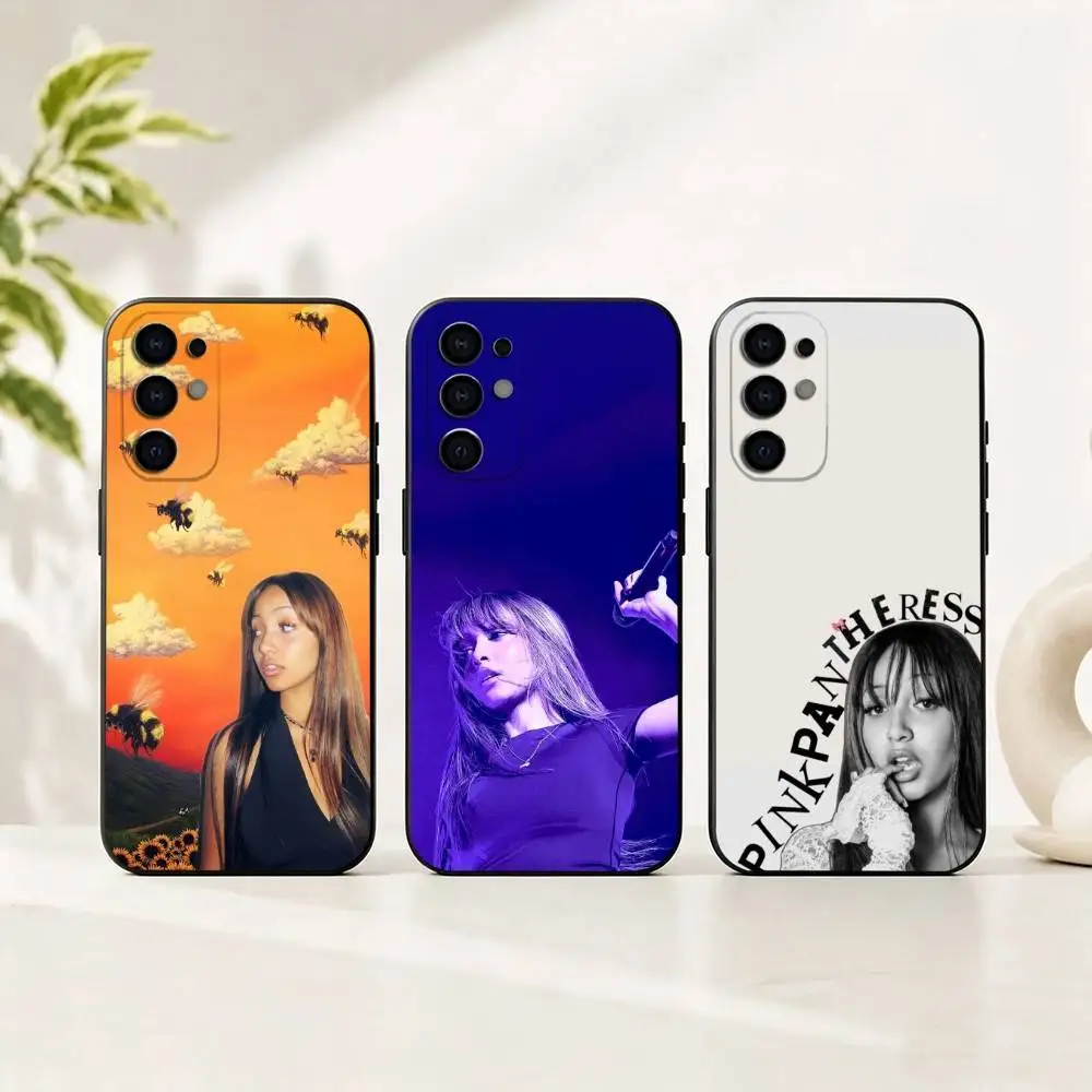

Singer Pink-Pantheress Phone Case For Samsung S25,S24,S21,S22,S23,S30,Ultra,S20,Plus,Fe,Soft Silicone Black Cover