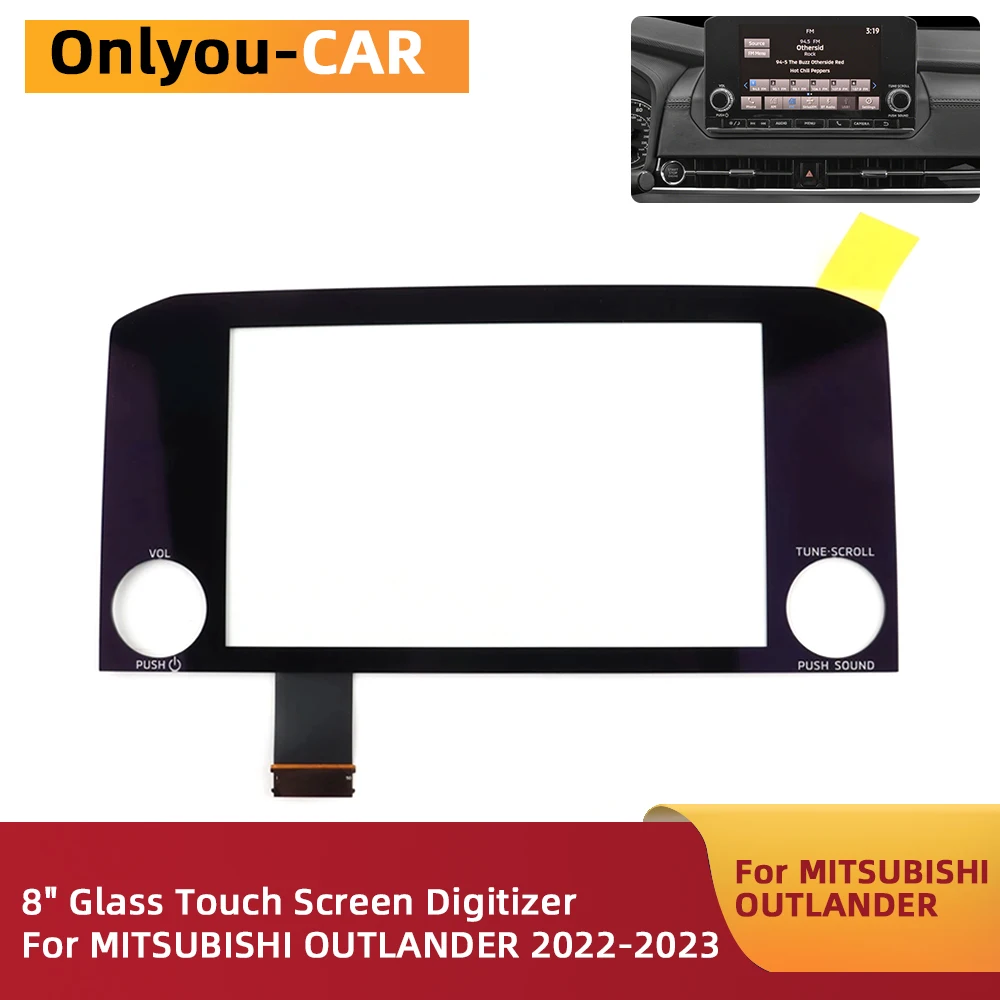 

8 inch Touch Screen 8740A049 Glass Digitizer for MITSUBISHI Outlander 2022 2023 Car Radio Navigator Replacement Digitizer