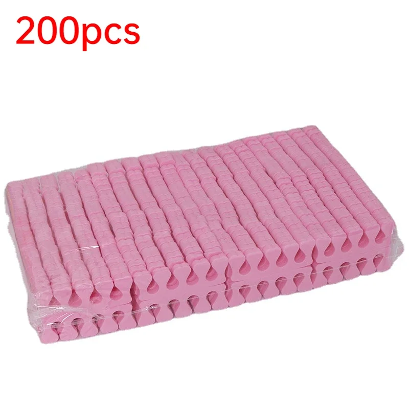 100.200 teile/paket Nail art Zehenspreizer Finger Füße Schwamm Weiche UV Gel Polnisch Schönheit Werkzeuge Maniküre Pediküre Pack Nagel Kits