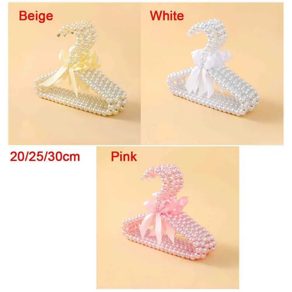 Dog Clothes Girl Heart Pearl Hanger Shelf Cat Clothes Pet Supplies Hanger Dog Accessories for Small Dogs Pets Accessories